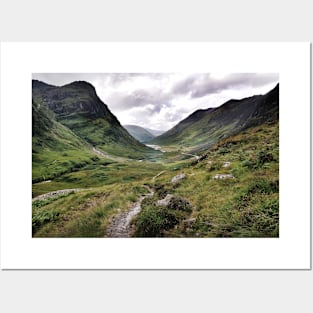 Glencoe, Highlands of Scotland Posters and Art